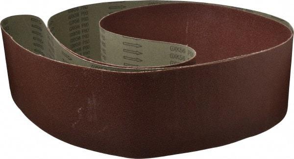 Tru-Maxx - 6" Wide x 132" OAL, 80 Grit, Aluminum Oxide Abrasive Belt - Aluminum Oxide, Medium, Coated - Eagle Tool & Supply