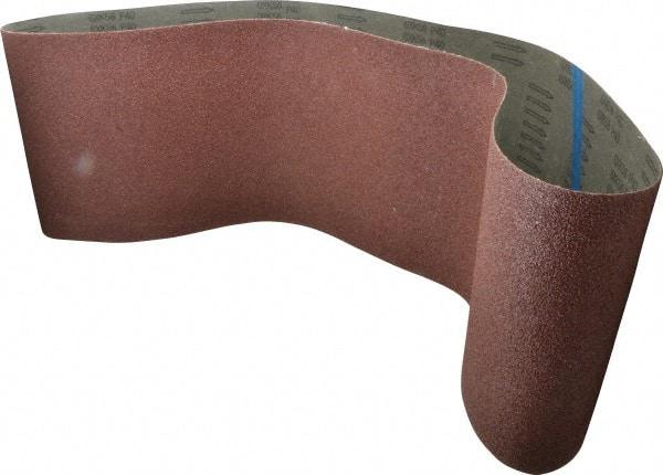 Tru-Maxx - 10" Wide x 70-1/2" OAL, 40 Grit, Aluminum Oxide Abrasive Belt - Aluminum Oxide, Coarse, Coated - Eagle Tool & Supply