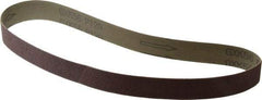 Tru-Maxx - 1" Wide x 24" OAL, 120 Grit, Aluminum Oxide Abrasive Belt - Aluminum Oxide, Fine, Coated - Eagle Tool & Supply