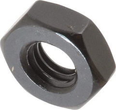 Gibraltar - 3/8-16 UNC Alloy Steel Right Hand Heavy Hex Jam Nut - 11/16" Across Flats, 15/64" High, Black Oxide Finish - Eagle Tool & Supply