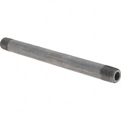 Made in USA - Schedule 80, 1/8" Diam x 4-1/2" Long Black Pipe Nipple - Threaded - Eagle Tool & Supply