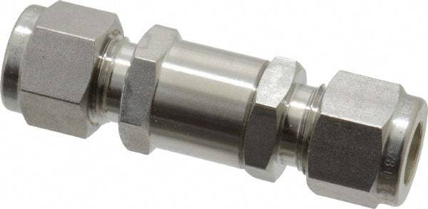 Ham-Let - 3/8" Stainless Steel Check Valve - Inline, Comp x Comp, 3,000 WOG - Eagle Tool & Supply