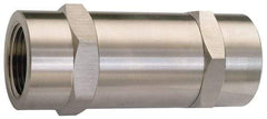 Ham-Let - 1/4" Stainless Steel Check Valve - Inline, FNPT x FNPT, 3,000 WOG - Eagle Tool & Supply