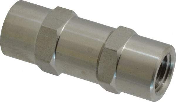 Ham-Let - 1/4" Stainless Steel Check Valve - Inline, FNPT x FNPT, 3,000 WOG - Eagle Tool & Supply