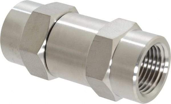 Ham-Let - 3/8" Stainless Steel Check Valve - Inline, FNPT x FNPT, 3,000 WOG - Eagle Tool & Supply