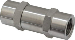 Ham-Let - 1/2" Stainless Steel Check Valve - Inline, FNPT x FNPT, 3,000 WOG - Eagle Tool & Supply