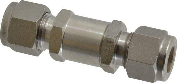 Ham-Let - 3/8" Stainless Steel Check Valve - Inline, Comp x Comp, 3,000 WOG - Eagle Tool & Supply