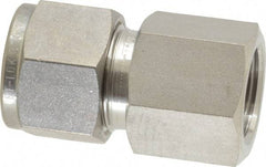 Ham-Let - 1/2" OD, Grade 316Stainless Steel Female Connector - Comp x FNPT Ends - Eagle Tool & Supply