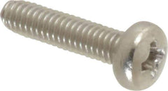 Value Collection - M2.5x0.45 Metric Coarse, 10mm Length Under Head Phillips Drive Machine Screw - Pan Head, Grade 18-8 & A2 Stainless Steel, Uncoated, Without Washer - Eagle Tool & Supply