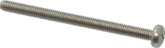 Value Collection - M3x0.50 Metric Coarse, 40mm Length Under Head Phillips Drive Machine Screw - Pan Head, Grade 18-8 & A2 Stainless Steel, Uncoated, Without Washer - Eagle Tool & Supply