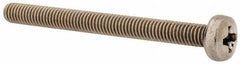 Value Collection - M4x0.70 Metric Coarse, 45mm Length Under Head Phillips Drive Machine Screw - Pan Head, Grade 18-8 & A2 Stainless Steel, Uncoated, Without Washer - Eagle Tool & Supply