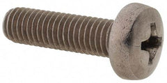 Value Collection - M5x0.80 Metric Coarse, 18mm Length Under Head Phillips Drive Machine Screw - Pan Head, Grade 18-8 & A2 Stainless Steel, Uncoated, Without Washer - Eagle Tool & Supply