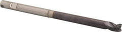 Niagara Cutter - 3/8", 3 Flute, Single End, Solid Carbide, 0.02" Corner Radius End Mill - 6" OAL, 35° Helix, Right Hand Flute, 1/2" LOC, Right Hand Cut, 3-3/8" Extended Reach - Eagle Tool & Supply