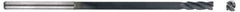 Niagara Cutter - 3/32" Diam, 9/32" LOC, 4 Flute Solid Carbide Ball End Mill - Diamond Finish, Single End, 3" OAL, 1/8" Shank Diam, Spiral Flute - Eagle Tool & Supply