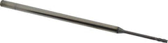 Niagara Cutter - 1/16", 4 Flute, Single End, Solid Carbide, 0.01" Corner Radius End Mill - 3" OAL, 30° Helix, Right Hand Flute, 3/16" LOC, Right Hand Cut, 3/4" Extended Reach - Eagle Tool & Supply
