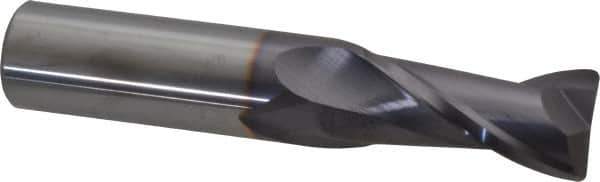 Niagara Cutter - 3/4", 2 Flute, Single End, Solid Carbide, 0.06" Corner Radius End Mill - 4" OAL, 30° Helix, 1-1/2" LOC - Eagle Tool & Supply