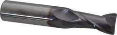 Niagara Cutter - 3/4", 2 Flute, Single End, Solid Carbide, 0.06" Corner Radius End Mill - 4" OAL, 30° Helix, 1-1/2" LOC - Eagle Tool & Supply
