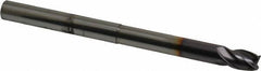 Niagara Cutter - 5/16", 4 Flute, Single End, Solid Carbide, 0.02" Corner Radius End Mill - 4" OAL, Right Hand Flute, 7/16" LOC, Right Hand Cut, 2-1/8" Extended Reach - Eagle Tool & Supply