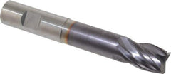 Niagara Cutter - 3/4", 4 Flute, Single End, Solid Carbide, 0.03" Corner Radius End Mill - 5" OAL, Right Hand Flute, 1" LOC, Right Hand Cut, 3" Extended Reach - Eagle Tool & Supply