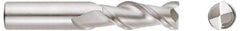 Niagara Cutter - 5/8", 3-3/4" LOC, 5/8" Shank Diam, 6" OAL, 2 Flute, Solid Carbide Square End Mill - Single End, TiCN Finish, Spiral Flute, 45° Helix, Centercutting, Right Hand Cut, Right Hand Flute, Series A245 - Eagle Tool & Supply