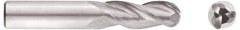 Niagara Cutter - 5/8" Diam, 1-5/8" LOC, 3 Flute Solid Carbide Ball End Mill - TiAlN Finish, Single End, 3-1/2" OAL, 5/8" Shank Diam, Spiral Flute - Eagle Tool & Supply