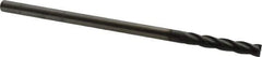 Niagara Cutter - 3/16", 1-1/8" LOC, 3/16" Shank Diam, 4" OAL, 4 Flute, Solid Carbide Square End Mill - Single End, Diamond Finish, Spiral Flute, 30° Helix, Right Hand Cut, Right Hand Flute, Series DIAL430 - Eagle Tool & Supply
