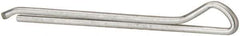 Made in USA - 3/32" Diam x 1-1/4" Long Hammerlock Cotter Pin - Grade 2, Zinc-Plated, Steel - Eagle Tool & Supply