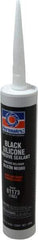 Permatex - 11 oz Cartridge Black RTV Silicone Gasket Sealant - -75 to 450°F Operating Temp, 24 hr Full Cure Time - Eagle Tool & Supply