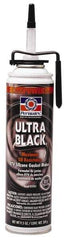 Permatex - 9-1/2 oz Oil Resistant Gasket Maker - -65 to 550°F, Black, Comes in PowerBead Aerosol Can - Eagle Tool & Supply