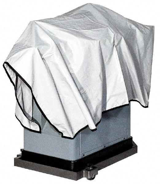 HTC - 36" Long x 27" Wide Tarp & Dust Cover - Gray - Eagle Tool & Supply