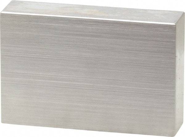 Mitutoyo - 0.9" Rectangular Steel Gage Block - Accuracy Grade 0, Includes Certificate of Inspection - Eagle Tool & Supply