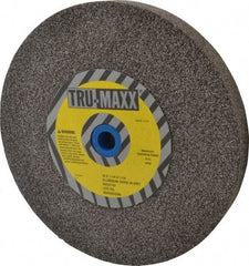 Tru-Maxx - 36 Grit Aluminum Oxide Bench & Pedestal Grinding Wheel - 10" Diam x 1-1/4" Hole x 1-1/4" Thick, 3250 Max RPM, O Hardness, Very Coarse Grade , Vitrified Bond - Eagle Tool & Supply