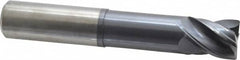 Accupro - 1" Diam 4 Flute Solid Carbide 0.02" Chamfer Width Corner Chamfer End Mill - Eagle Tool & Supply