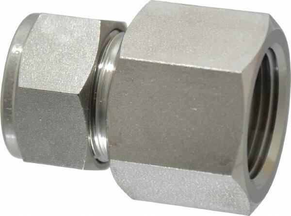 Ham-Let - 3/4" OD, Grade 316Stainless Steel Female Connector - Comp x FNPT Ends - Eagle Tool & Supply