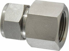Ham-Let - 3/4" OD, Grade 316Stainless Steel Female Connector - Comp x FNPT Ends - Eagle Tool & Supply