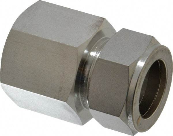 Ham-Let - 1" OD, Grade 316Stainless Steel Female Connector - Comp x FNPT Ends - Eagle Tool & Supply