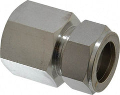 Ham-Let - 1" OD, Grade 316Stainless Steel Female Connector - Comp x FNPT Ends - Eagle Tool & Supply