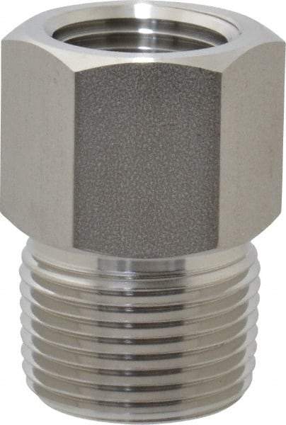 Ham-Let - 3/4 x 1/2" Grade 316 Stainless Steel Pipe Hex Bushing - MNPT x FNPT End Connections, 4,600 psi - Eagle Tool & Supply