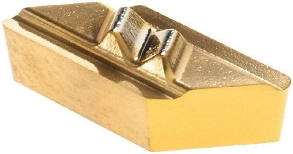 Tool-Flo - FLPR52, GP3 Grade Carbide Profiling Insert - TiN Finish, 55° Incl Angle, Parallelogram, 1/8" Thick, 1/32" Corner Radius - Eagle Tool & Supply