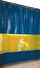 Steiner - 6 Ft. Wide x 10 Ft. High, Vinyl Welding Welding Curtain Kit - Yellow with Universal Mounting Hardware - Eagle Tool & Supply