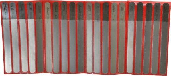 SPI - 20 Piece, 0.05 to 1mm Parallel Feeler Gage Set - 6" Long x 1/2" Wide, Steel - Eagle Tool & Supply
