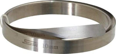 SPI - 0.1mm Thick x 10 Ft. Long x 1/2 Inch Wide, Feeler Stock Roll - High Carbon Steel - Eagle Tool & Supply
