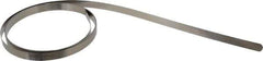 SPI - 0.08mm Thick x 10 Ft. Long x 1/2 Inch Wide, Feeler Stock Roll - High Carbon Steel - Eagle Tool & Supply