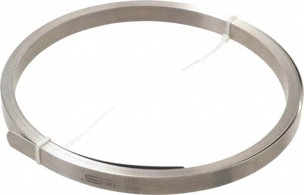 SPI - 0.022 Inch Thick x 25 Ft. Long x 1/2 Inch Wide, Feeler Stock Roll - High Carbon Steel - Eagle Tool & Supply