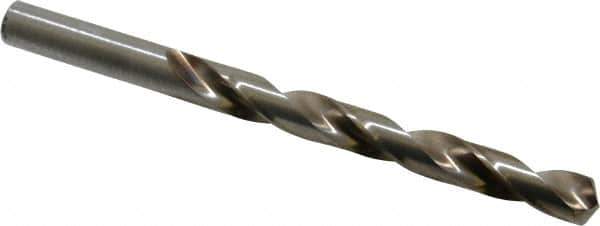 Hertel - 23/64" 118° High Speed Steel Jobber Drill - Bright Finish, Right Hand Cut, Spiral Flute, Straight Shank, 4-7/8" OAL, Standard Point - Eagle Tool & Supply