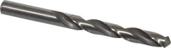 Hertel - 37/64" 118° High Speed Steel Jobber Drill - Bright Finish, Right Hand Cut, Spiral Flute, Straight Shank, 6-5/8" OAL, Standard Point - Eagle Tool & Supply