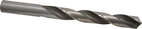 Hertel - 21/32" 118° High Speed Steel Jobber Drill - Bright Finish, Right Hand Cut, Spiral Flute, Straight Shank, 7-1/8" OAL, Standard Point - Eagle Tool & Supply