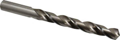 Hertel - 43/64" 118° High Speed Steel Jobber Drill - Bright Finish, Right Hand Cut, Spiral Flute, Straight Shank, 7-5/8" OAL, Standard Point - Eagle Tool & Supply
