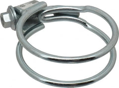 Made in USA - 1-1/8" Wide, Steel Wire Clamp for Tube & Hose - Eagle Tool & Supply