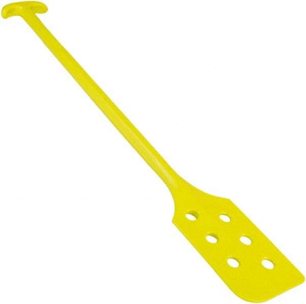 Remco - Yellow Polypropylene Mixing Paddle with Holes - 40" Overall Length - Eagle Tool & Supply